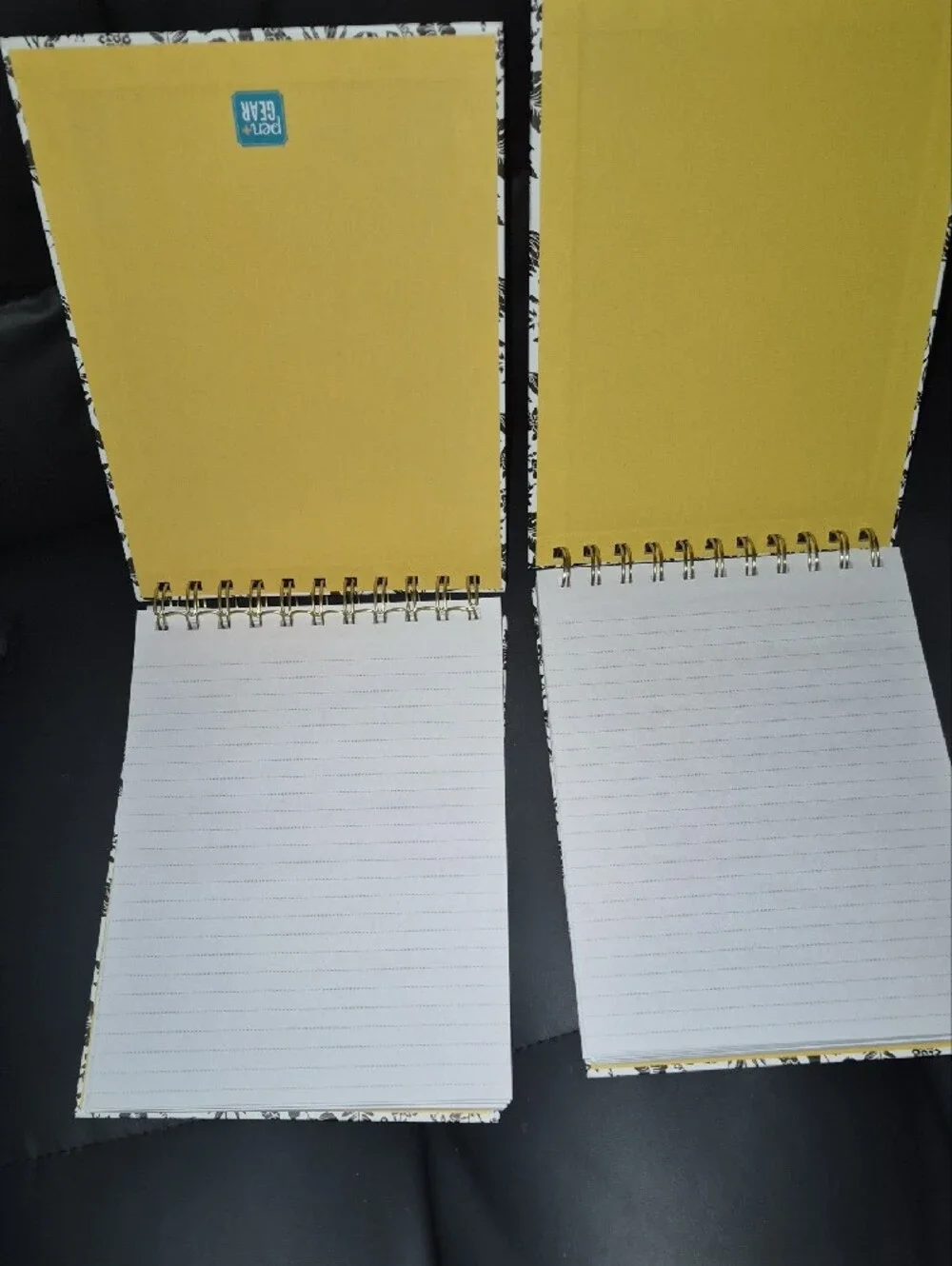 Pen+Gear Floral Spiral Journal in Black and White